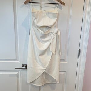 NWT Express Strapless Dress with Bow